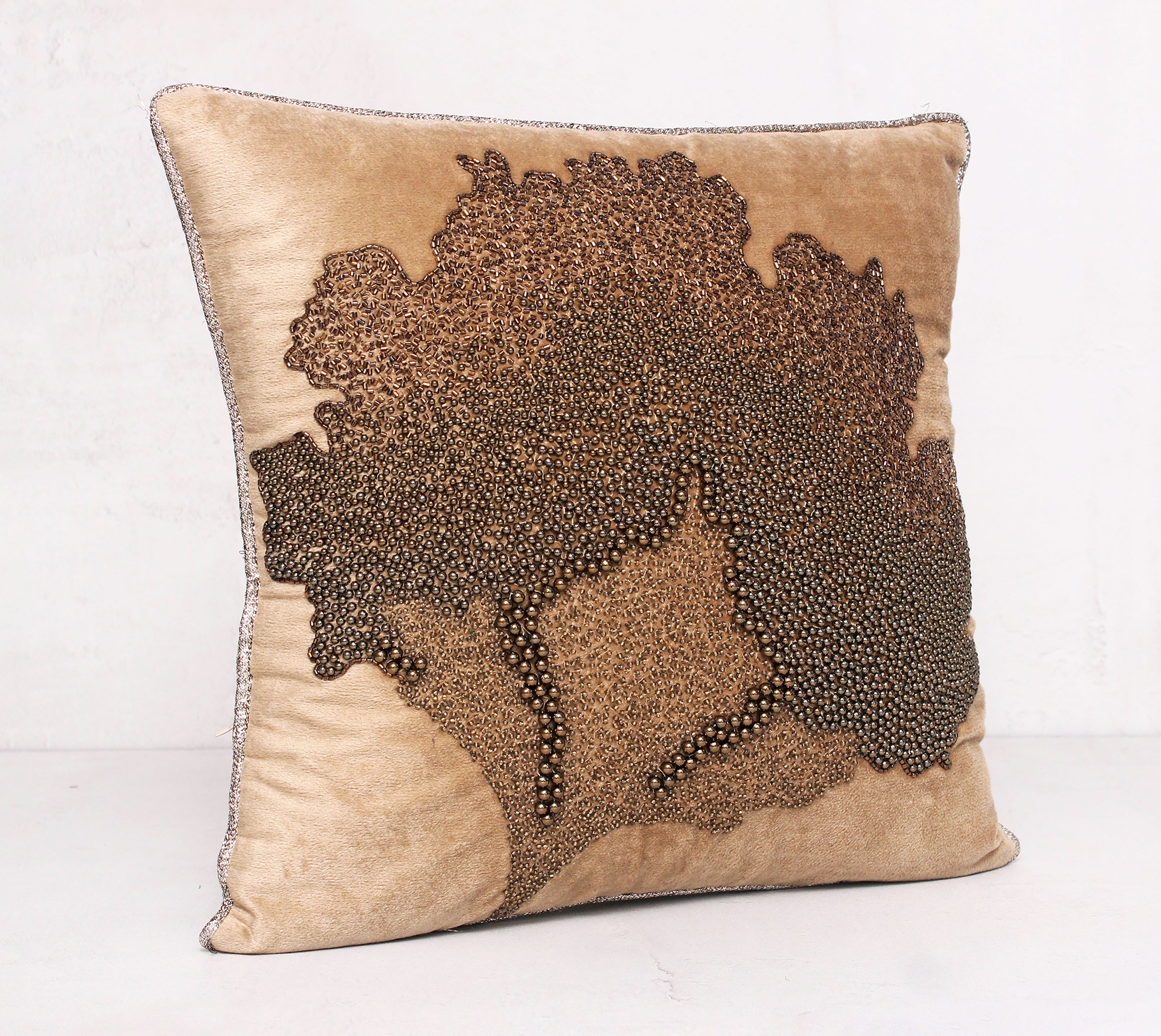 FLARE Gold Velvet Cushion Cover