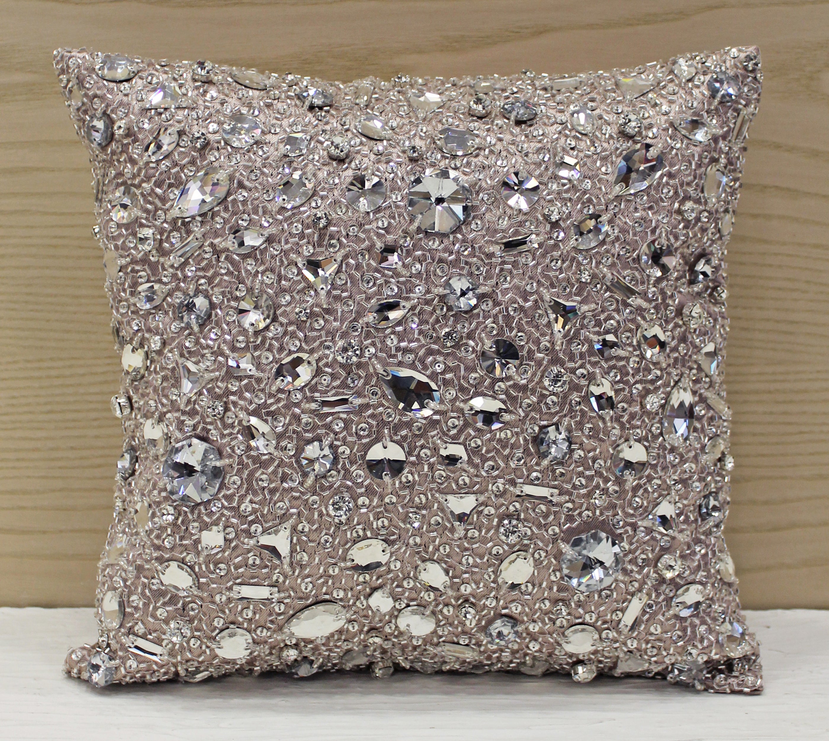 FORTUNE Pink Bling Cushion Cover