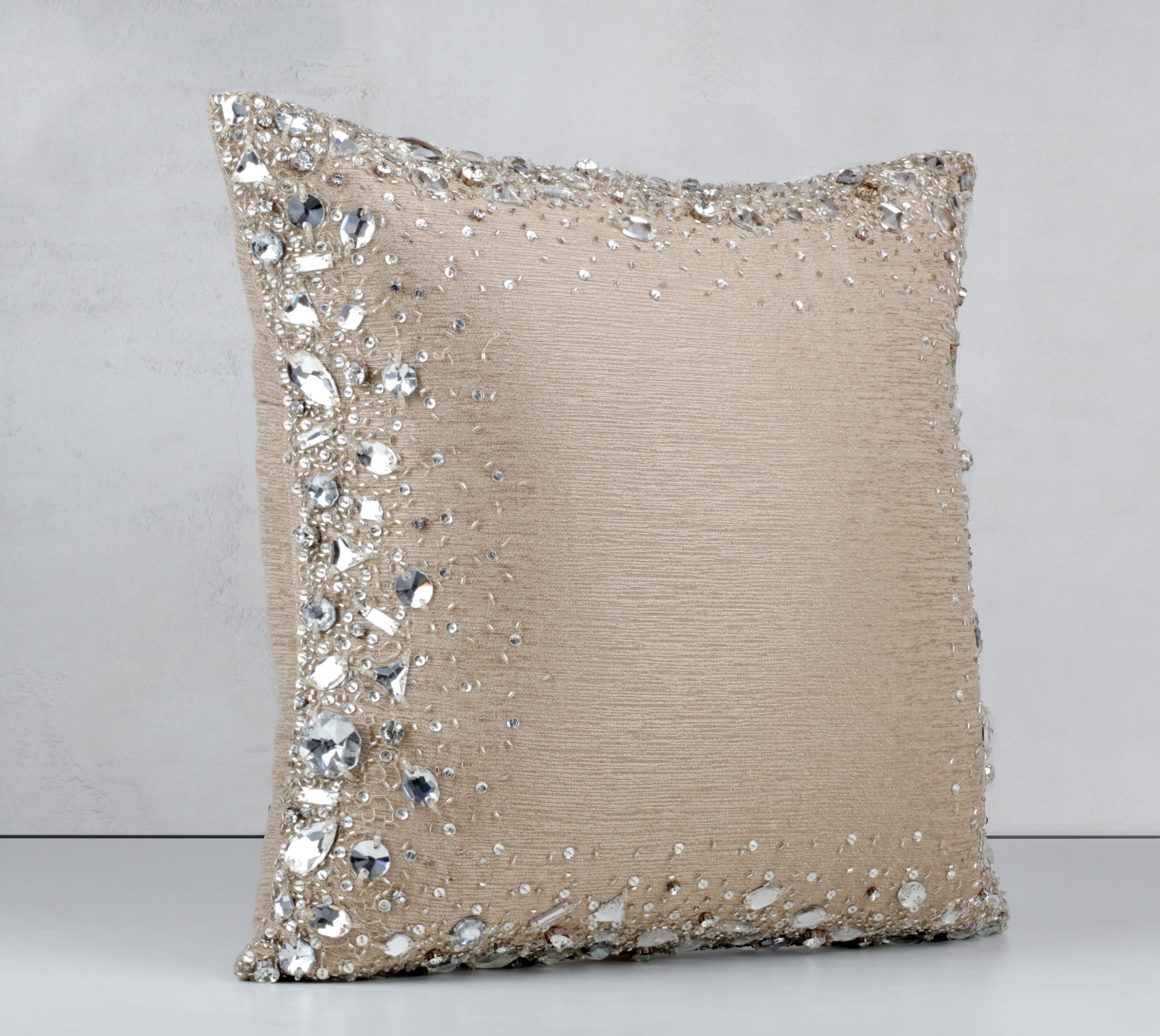 Gold and Silver Cushion Cover