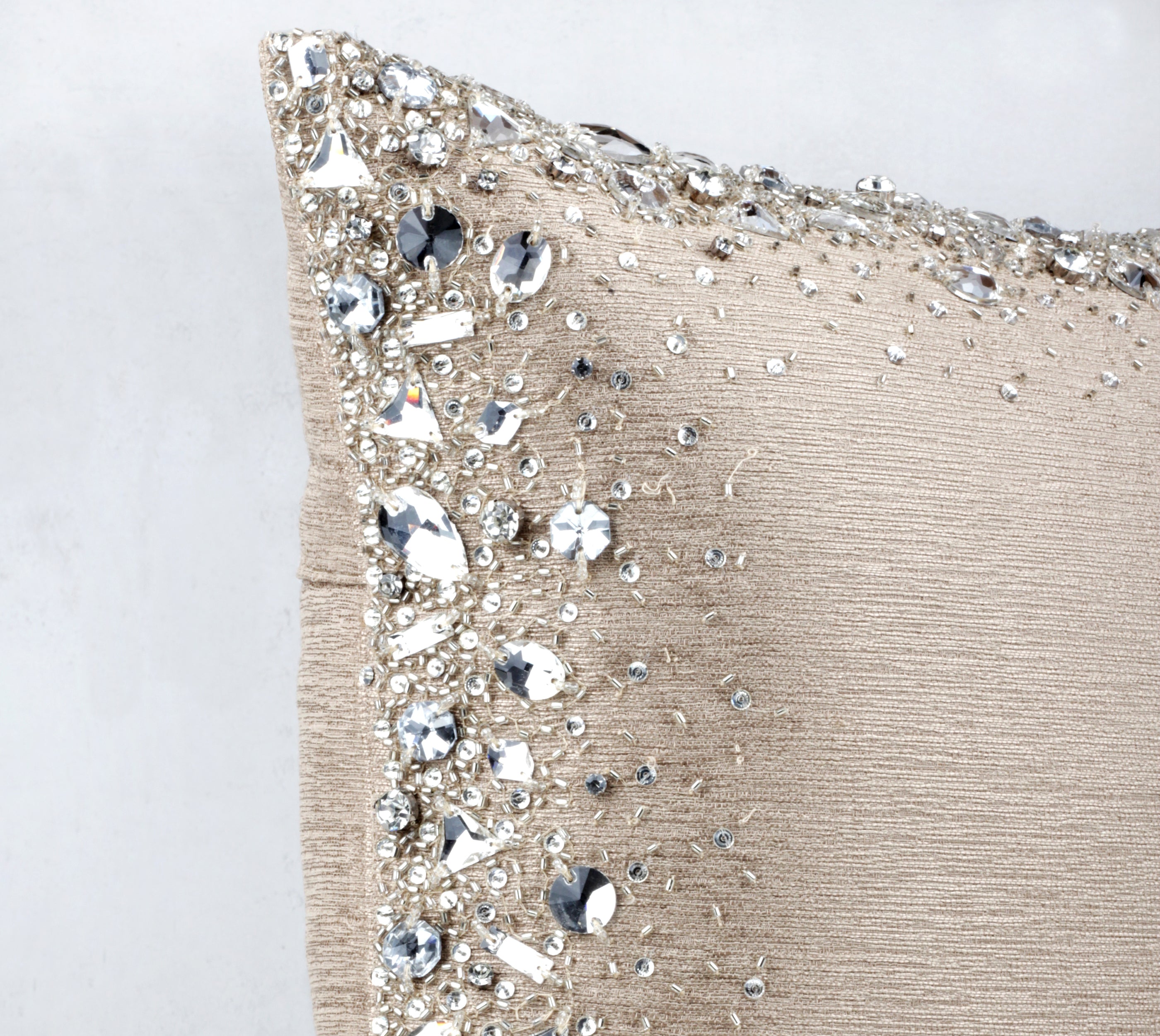 Gold and Silver Cushion Cover