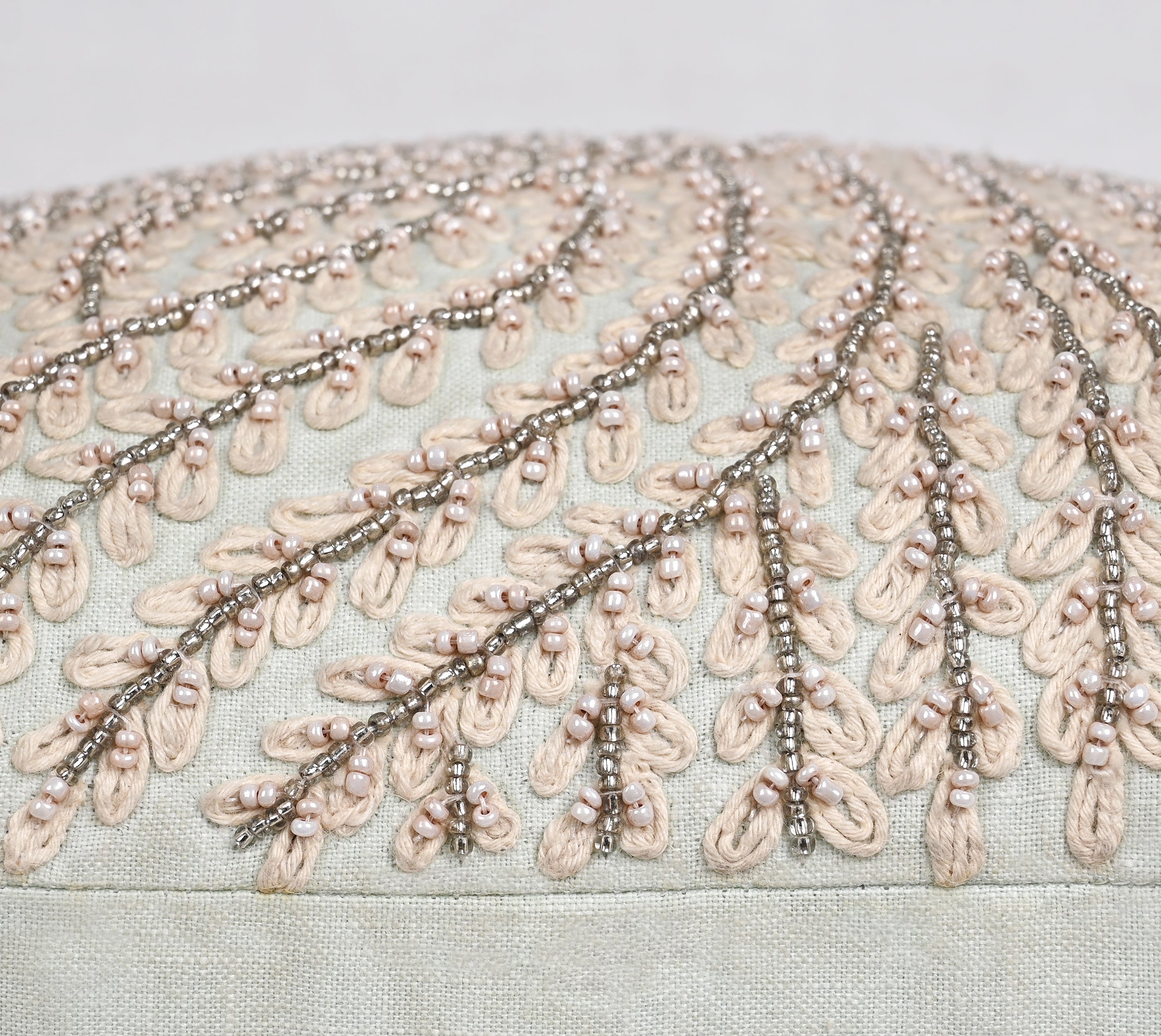 ISABELLA Mint Linen Cushion Cover