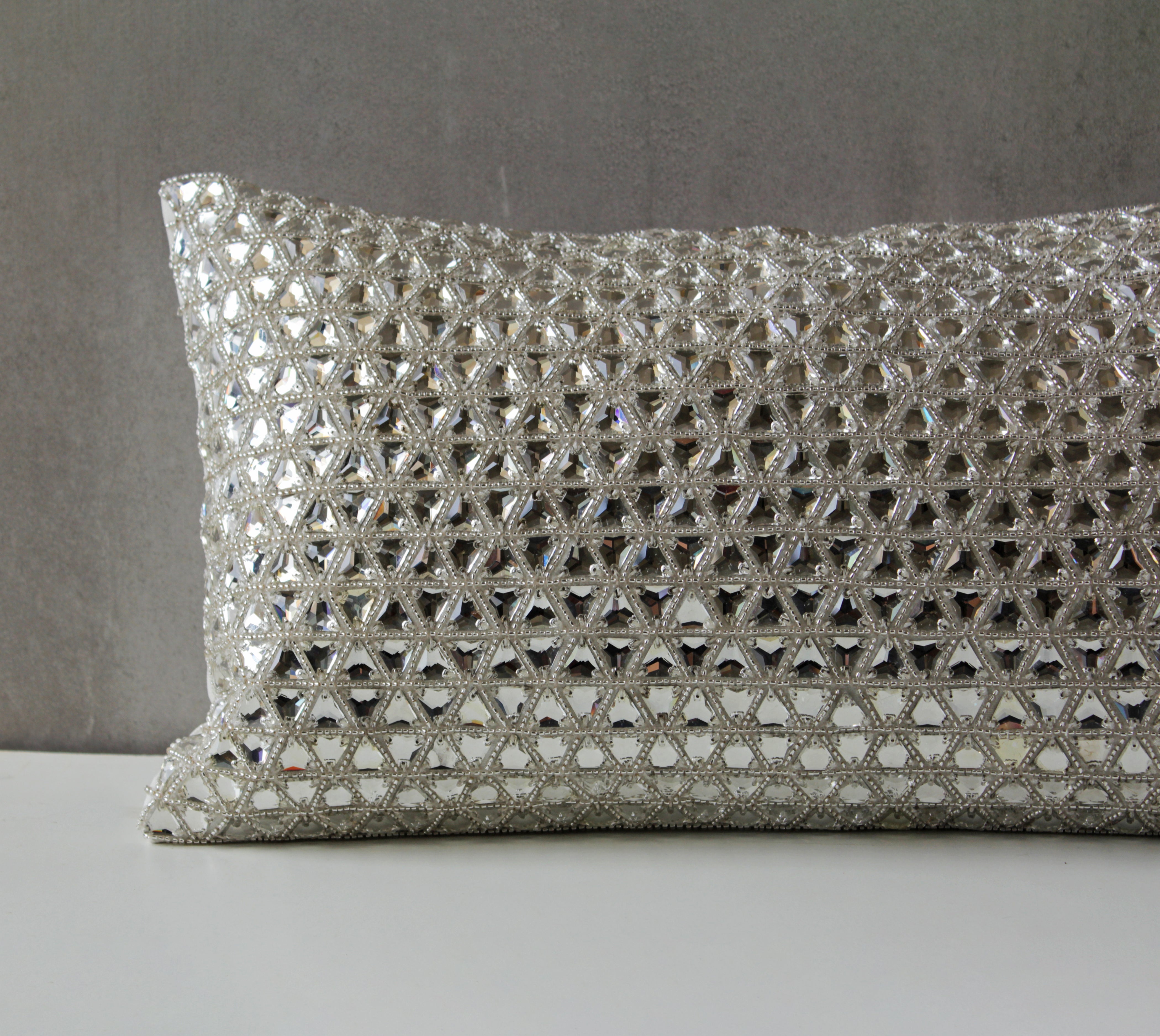 SOFIA Silver Bling Cushion cover