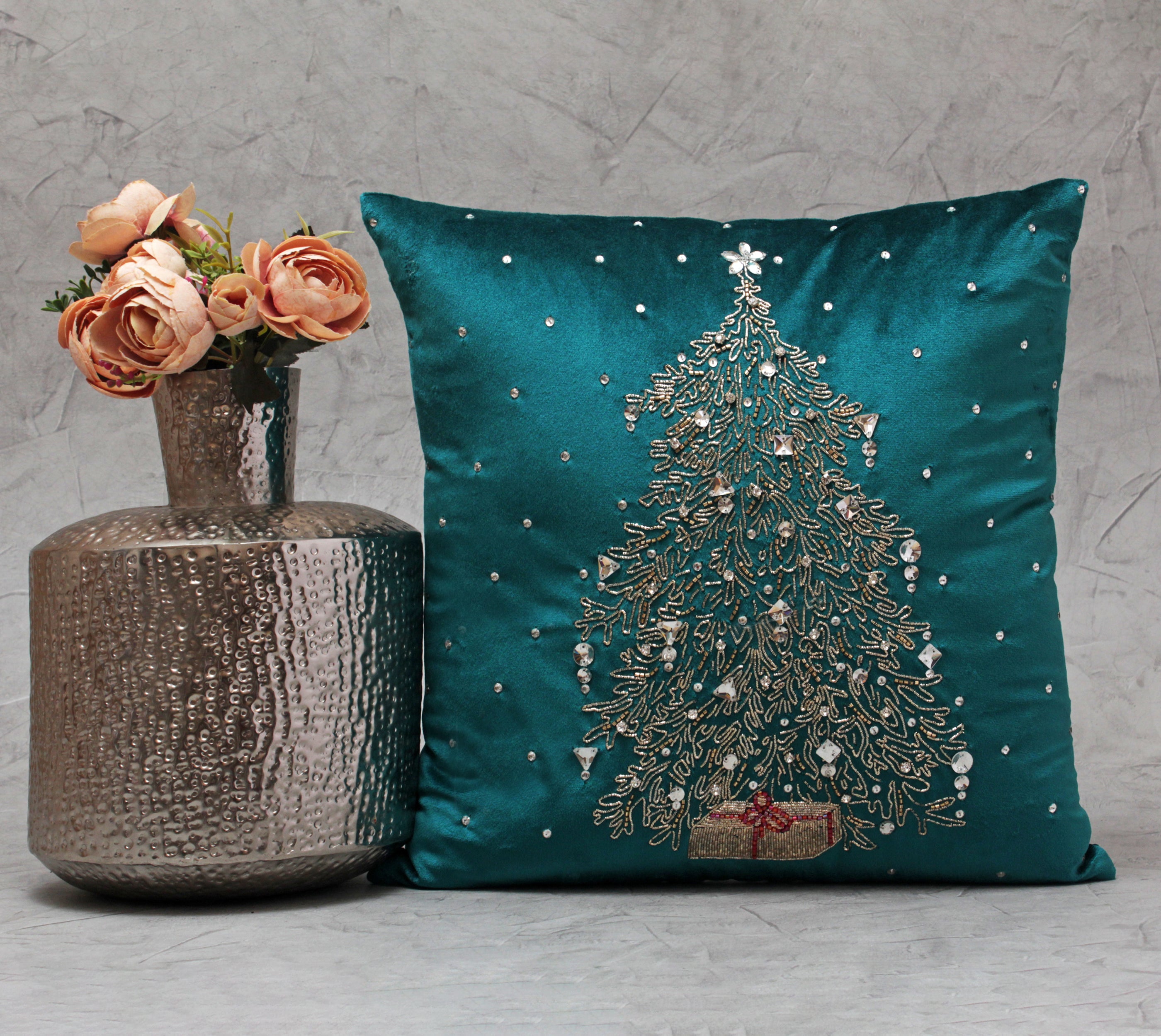 Christmas Tree Cushion Cover