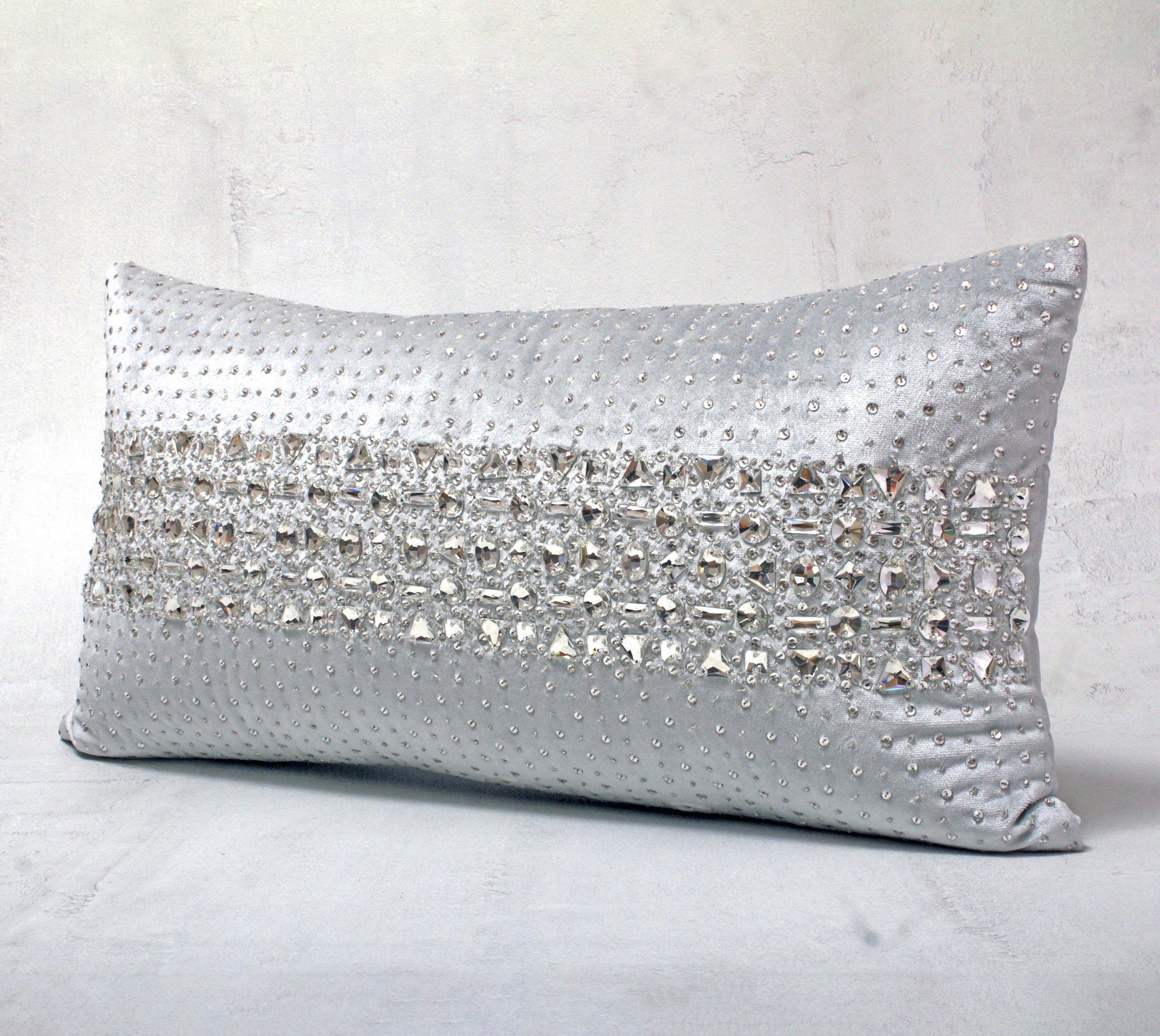 Silver Cushion Cover