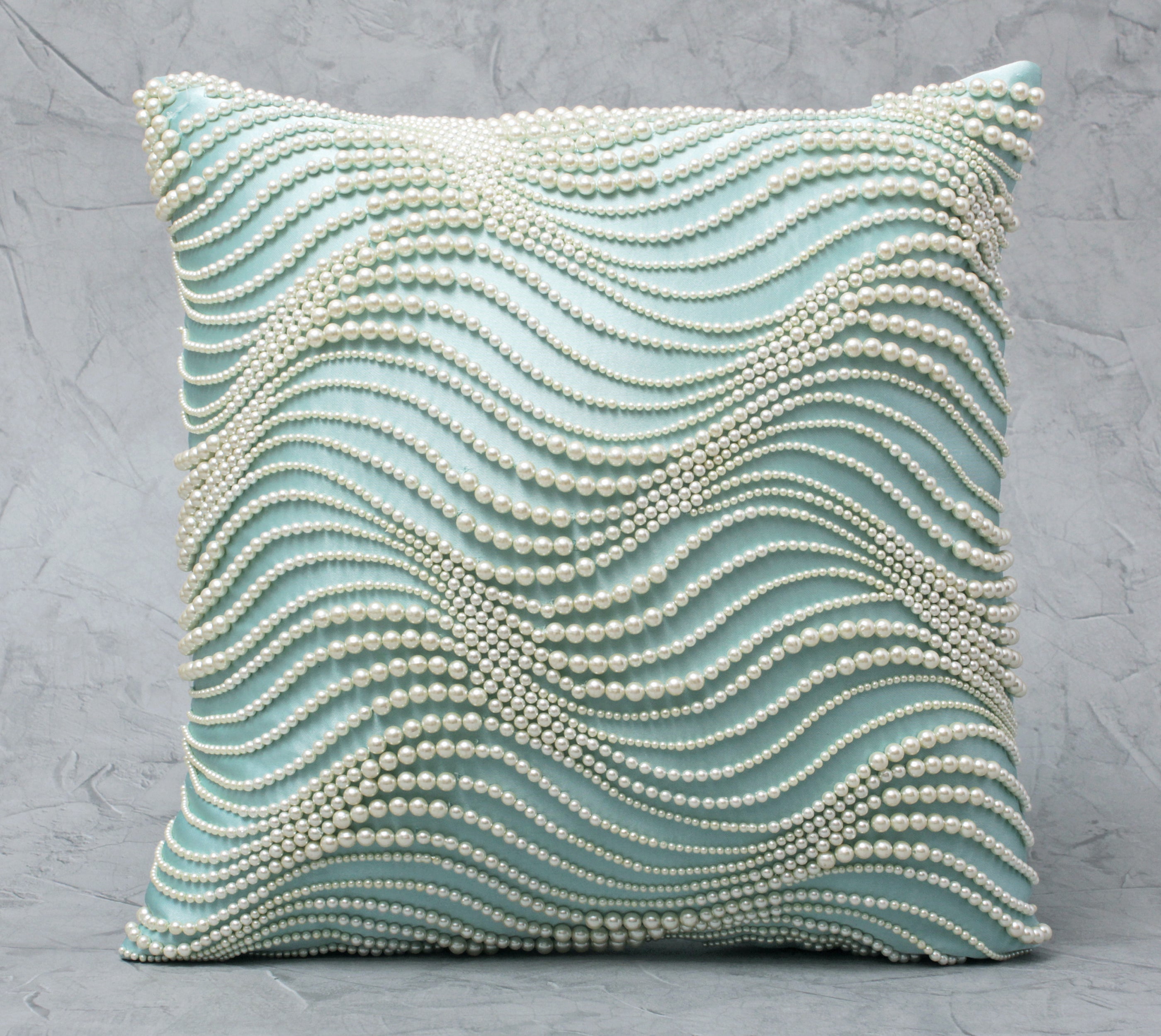 White Pearl Cushion Cover