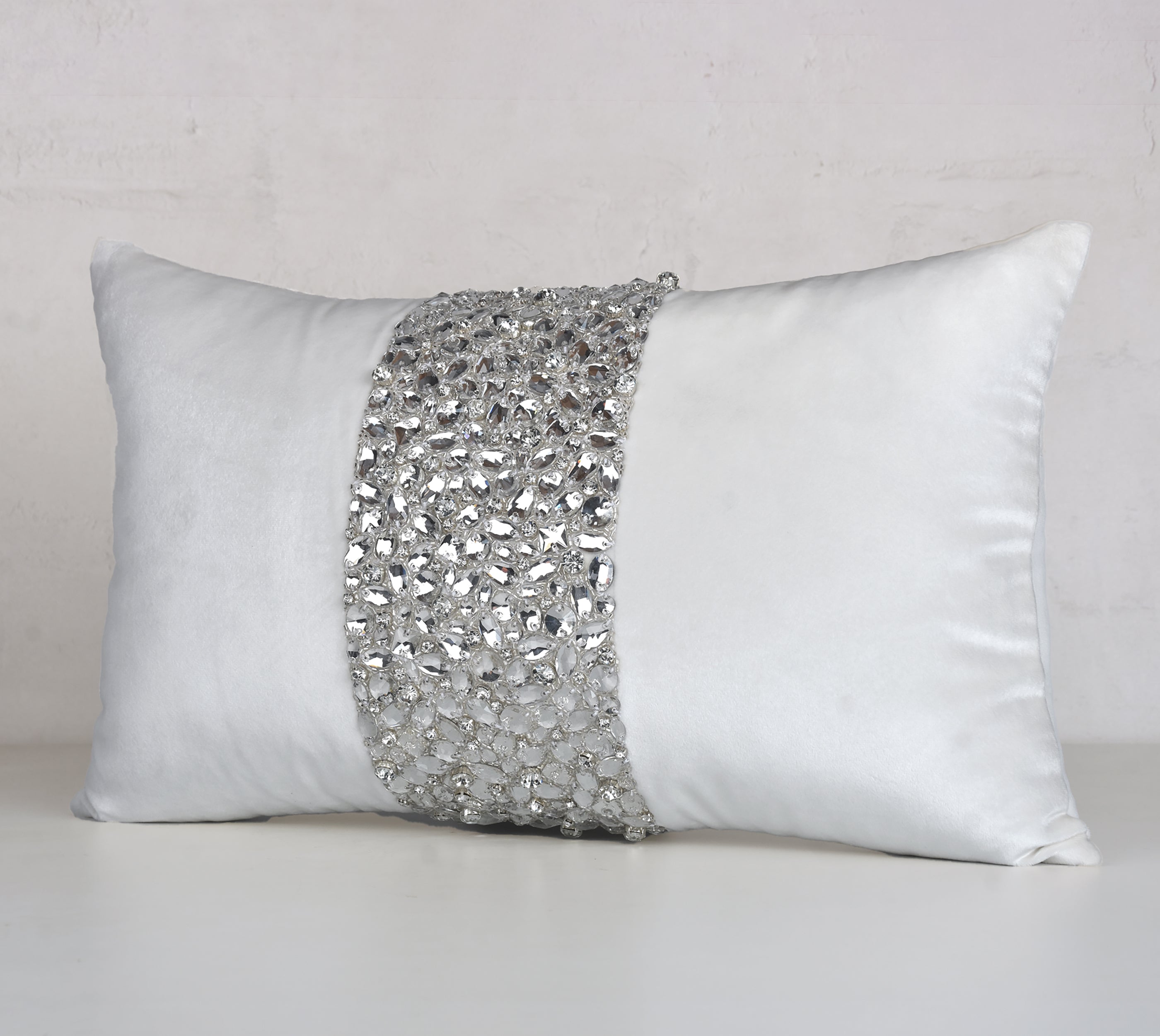 ALICE White Velvet Cushion Cover