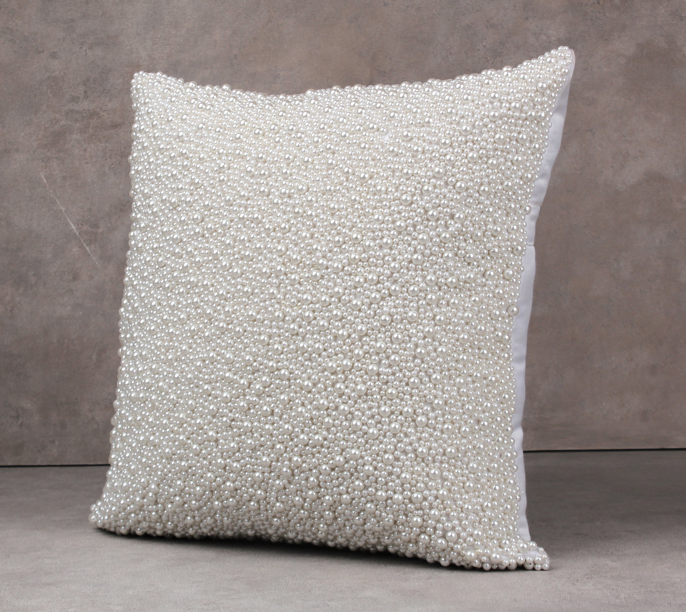 Off-white Pearl Cushion Cover Success