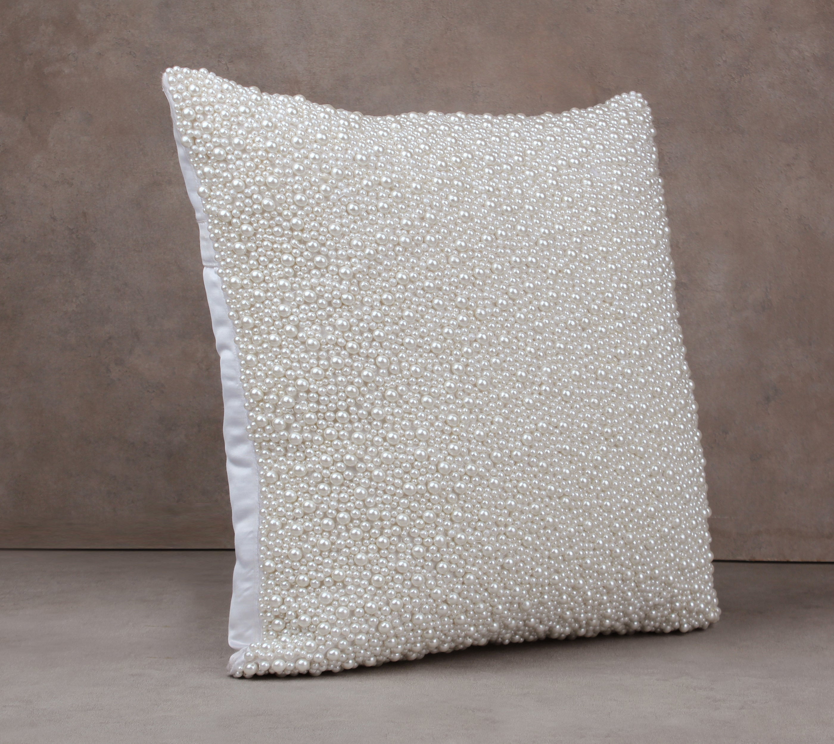 Off-white Pearl Cushion Cover Success