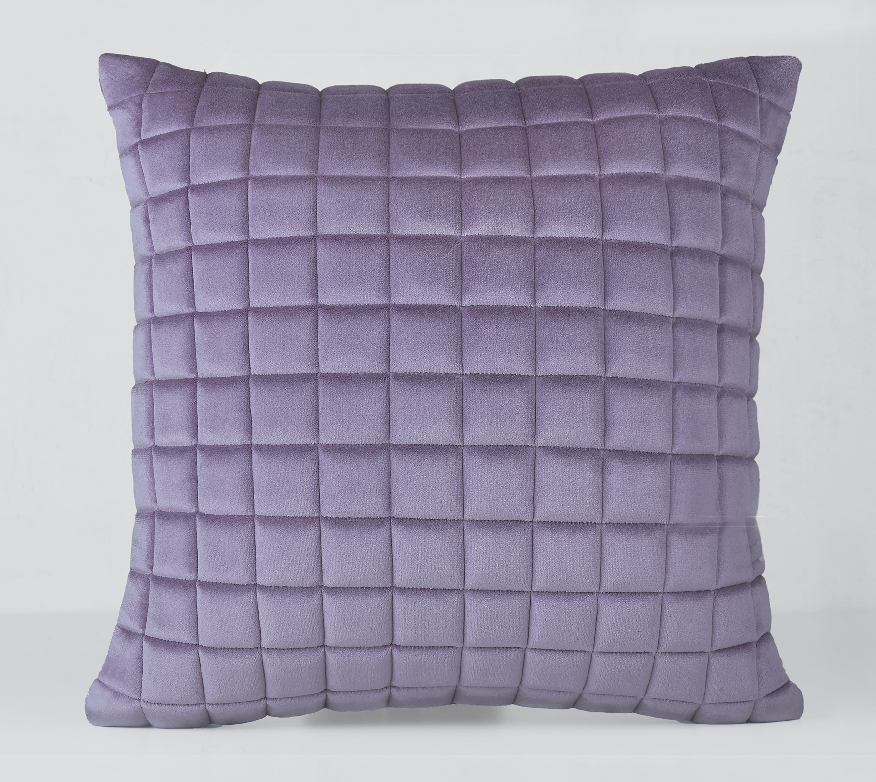 MATRIX Lavender Quilted Velvet Cushion Cover