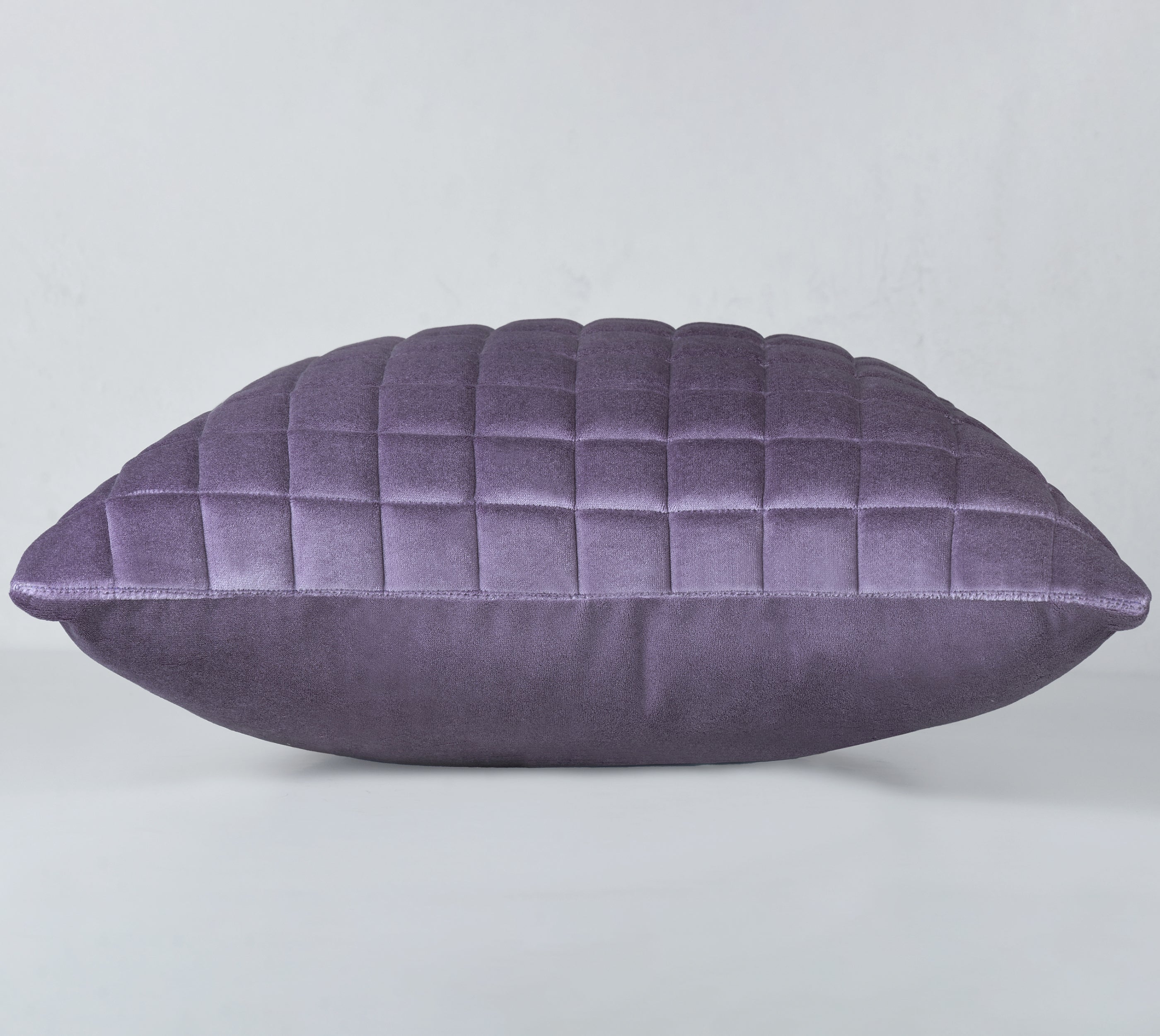 MATRIX Lavender Quilted Velvet Cushion Cover