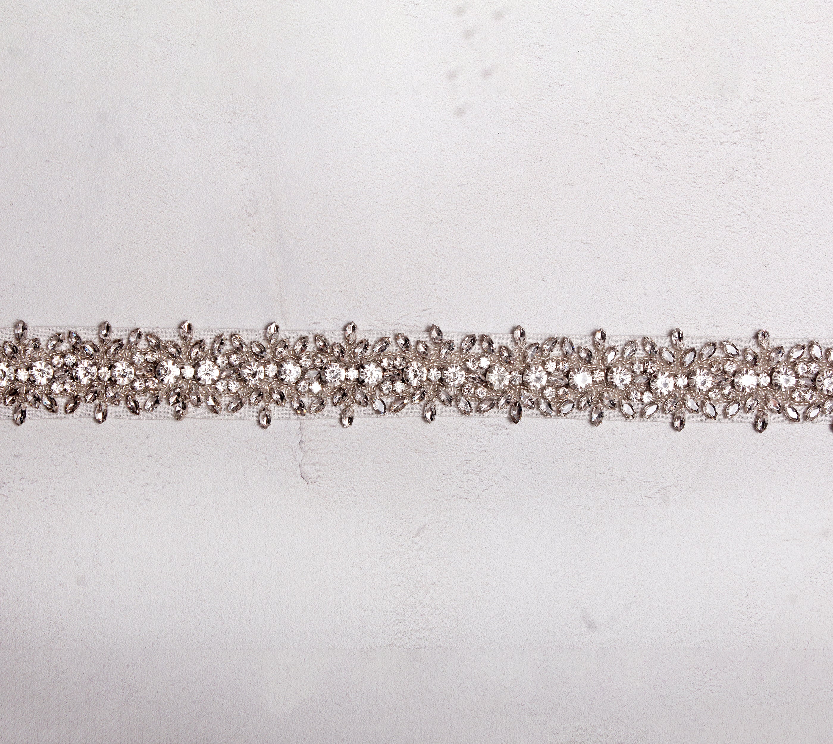 White and Silver Curtain Tieback