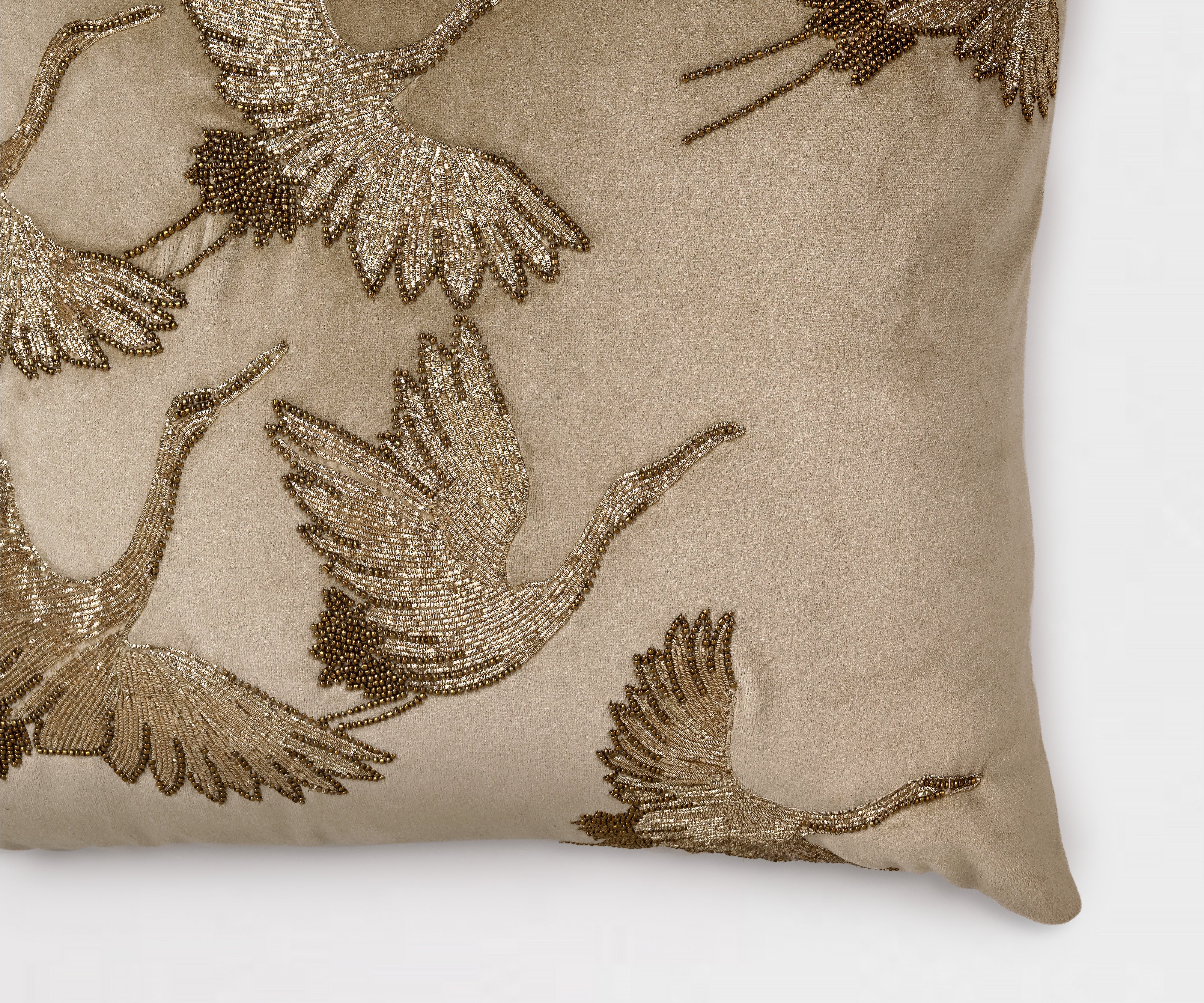 AURORA Gold Velvet Cushion Cover