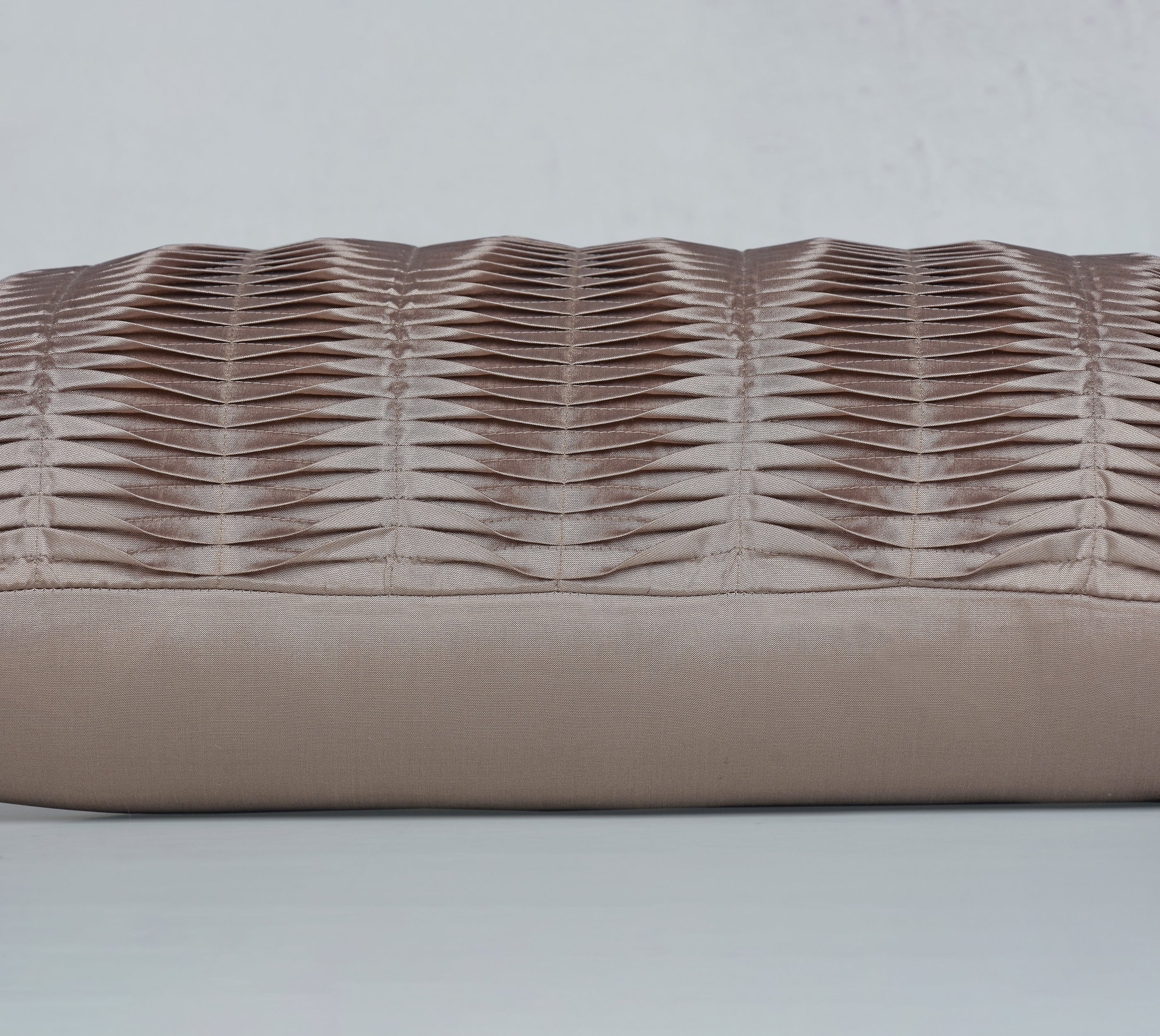 DIVOT Taupe Pleated Cushion Cover