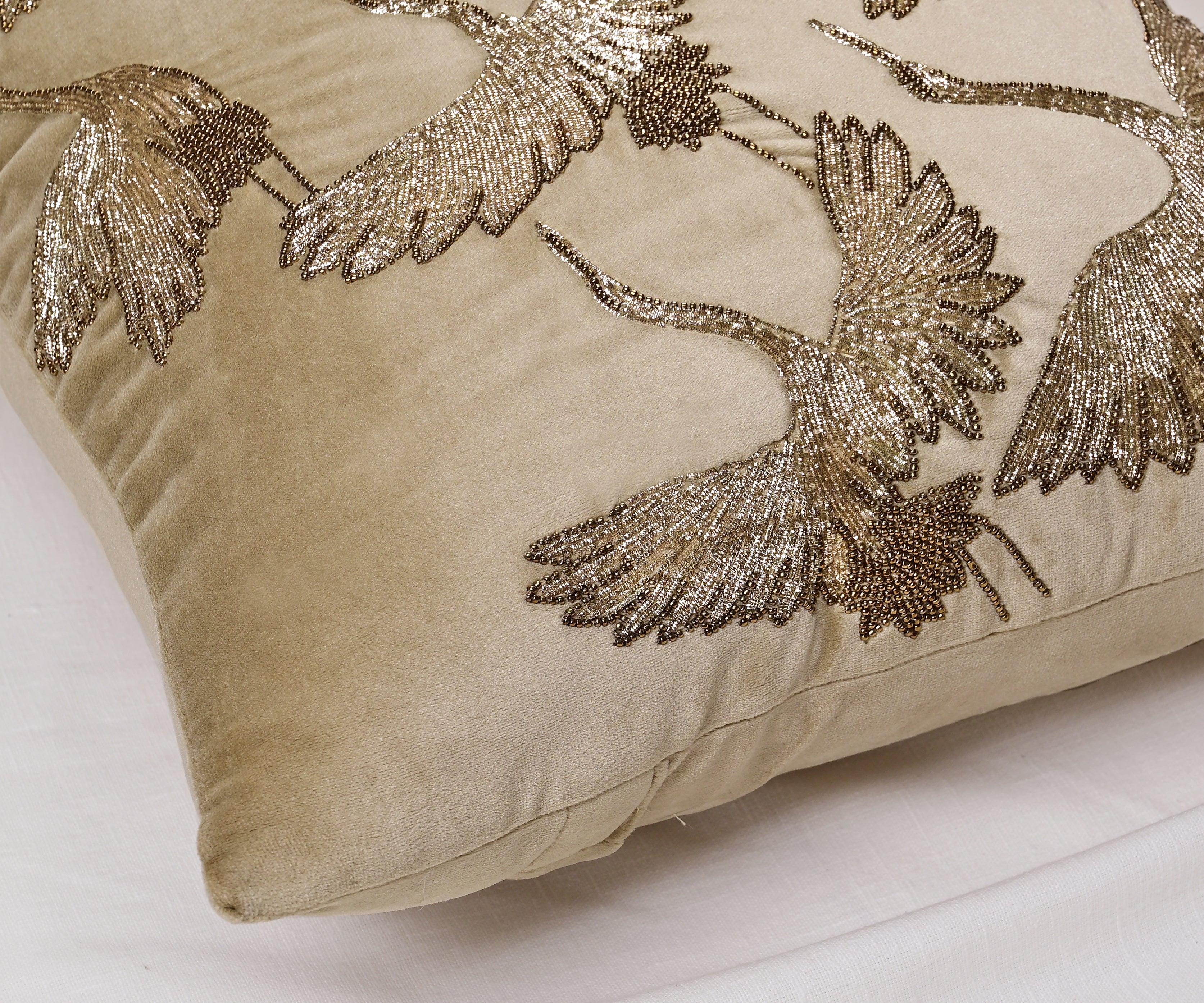 AURORA Gold Velvet Cushion Cover